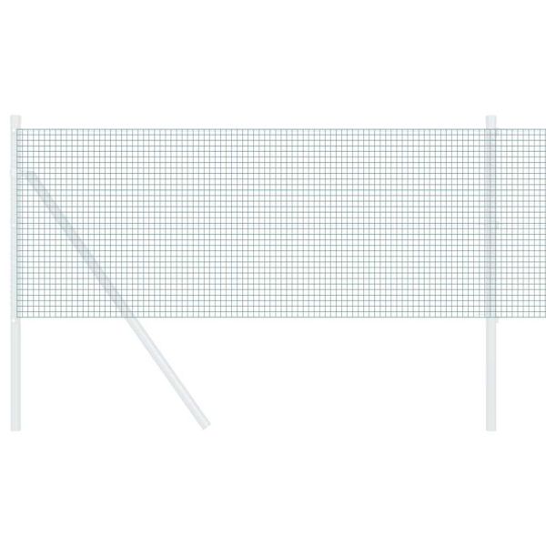 Заварена мрежа ограда Зелен 0.8 x 25 m