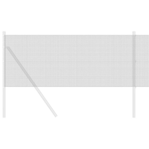 Заварена мрежа ограда Сив 0.8 x 10 m