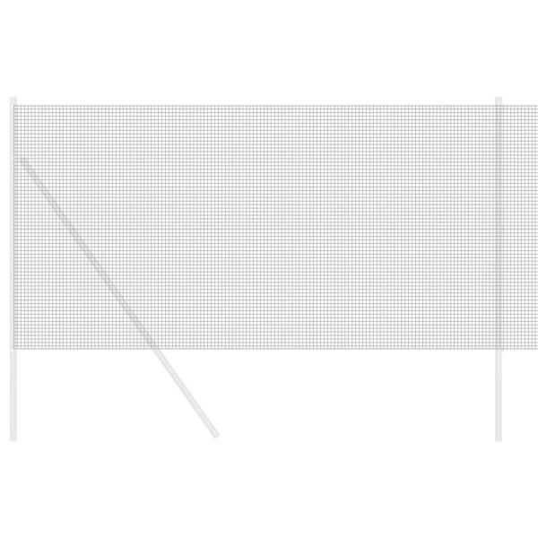 Заварена мрежа ограда Сив 1.2 x 10 m