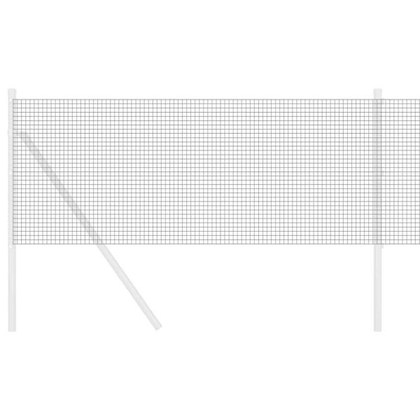 Заварена мрежа ограда Сив 0.8 x 25 m