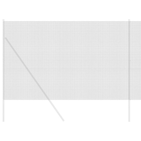 Заварена мрежа ограда Сив 1.6 x 25 m