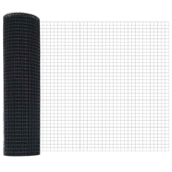 Заварена мрежа ограда Сив 0.8 x 50 м