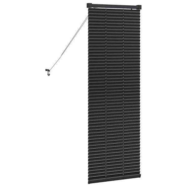 Щора за прозорец С завеси Черно Алуминий