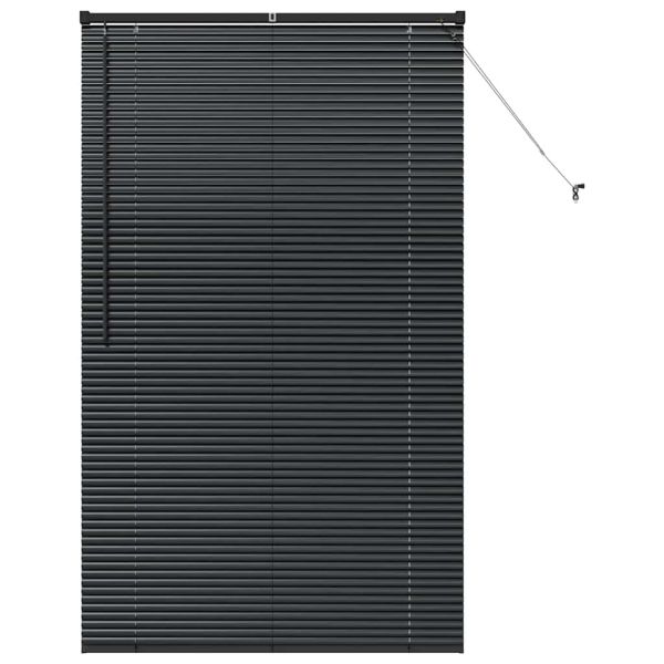 Щора за прозорец С завеси Черно Алуминий