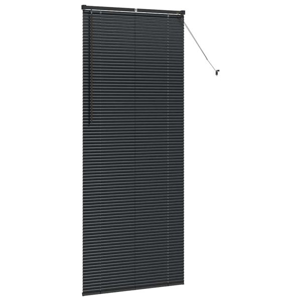 Щора за прозорец С завеси Черно Алуминий