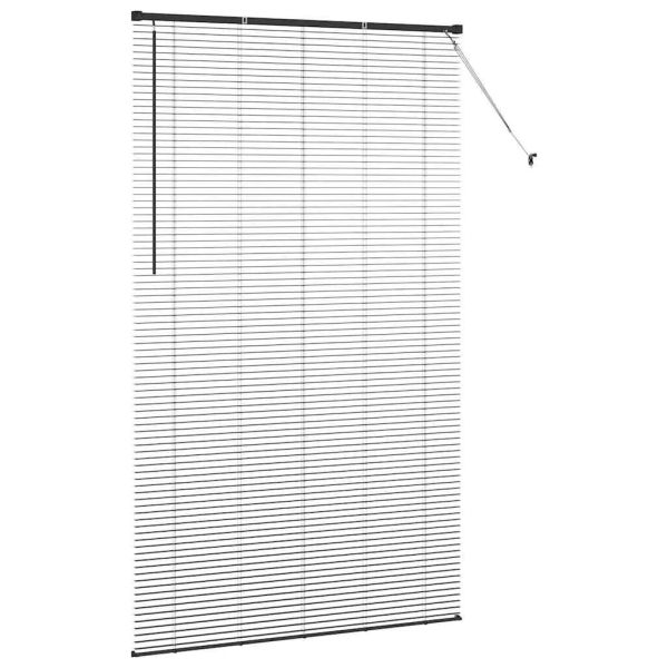 Щора за прозорец С завеси Черно Алуминий