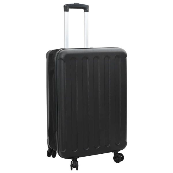 Куфар с заключване Черно 34 x 23 x 55.5 см ABS пластмаса