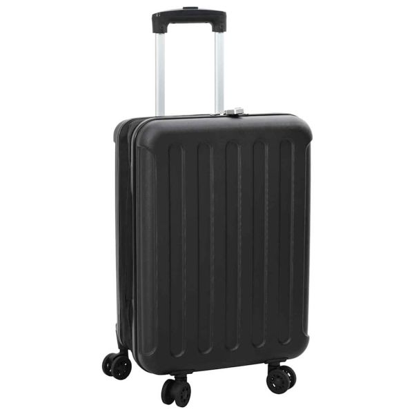 Куфар с заключване Черно 43 x 27 x 66 см ABS пластмаса