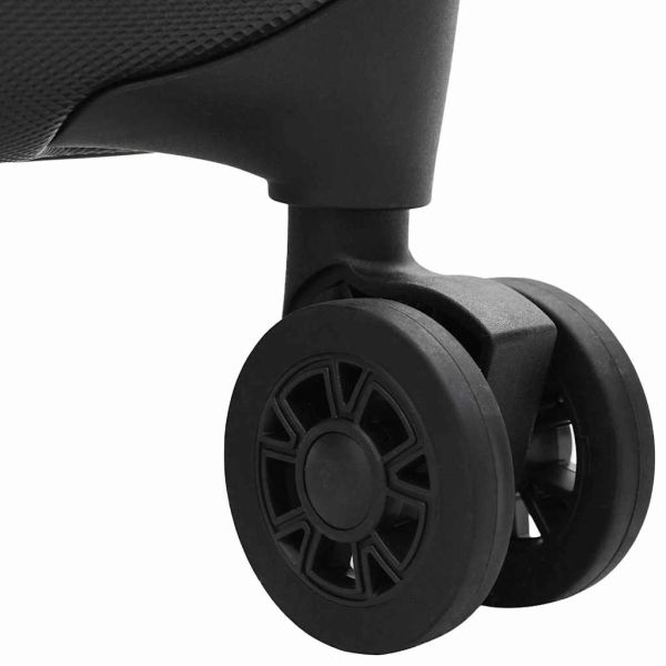 Куфар с заключване Черно 43 x 27 x 66 см ABS пластмаса