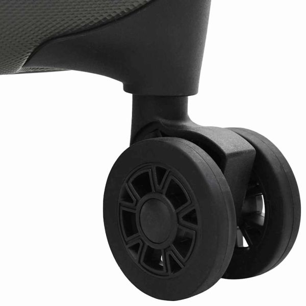 Куфар с заключване Тъмносив 34 x 23 x 55.5 см ABS пластмаса