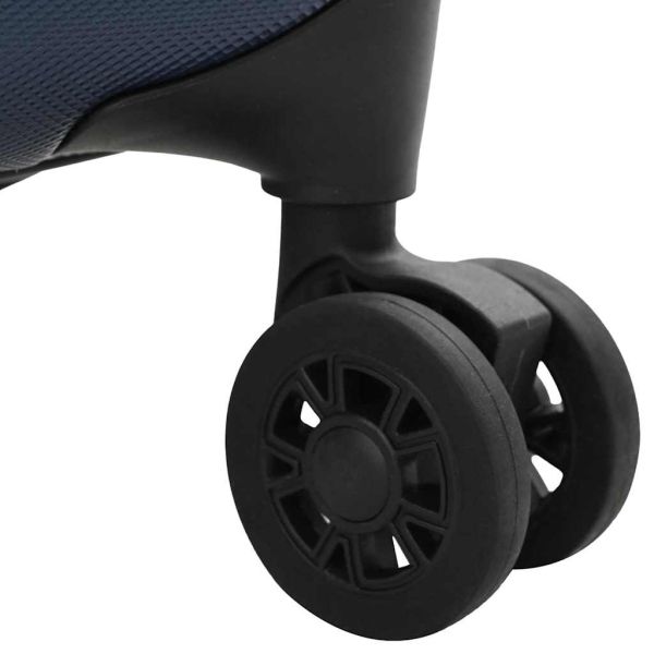 Куфар с заключване Тъмносиньо 50 x 30 x 76 см ABS пластмаса