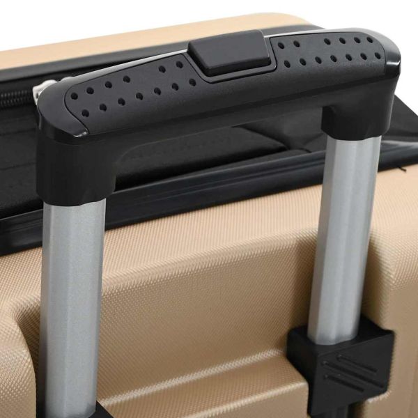 Куфар с заключване Шампанско 34 x 23 x 55.5 см ABS пластмаса