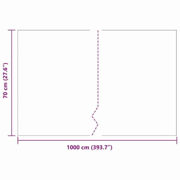 Коренова бариера Черно 0,7 x 10 м Полиетилен