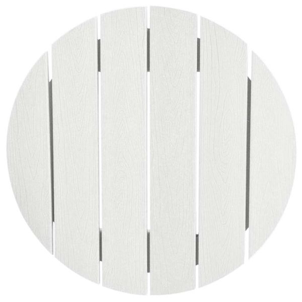 Бар маса Бяло 55 x 55 x 107 cm Полиетилен