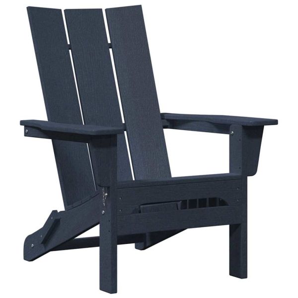 Сгъваем Adirondack стол Морски син 80,5 x 74,5 x 92 см HDPE