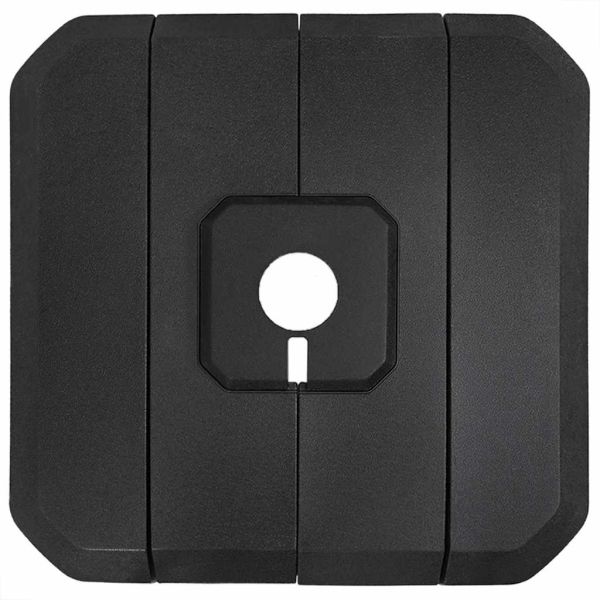 Основата на чадър с консола Черно 98 x 98 x 98 см