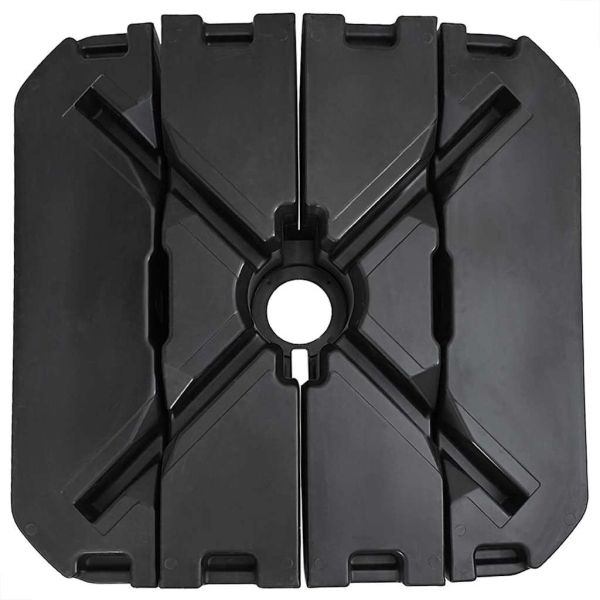 Основата на чадър с консола Черно 98 x 98 x 98 см