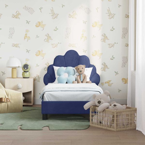 Легло за малко с главна дъска Полицейско синьо 70 x 140 cm