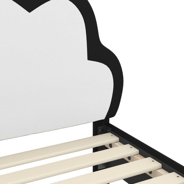 Рамка за легло с таблото Черно 80 x 200 cm PU