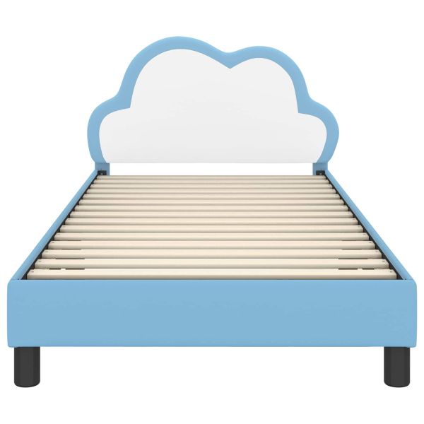 Рамка за легло с таблото Синьо 90 x 190 cm PU