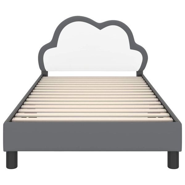 Рамка за легло с таблото Светлосиво 90 x 190 cm PU