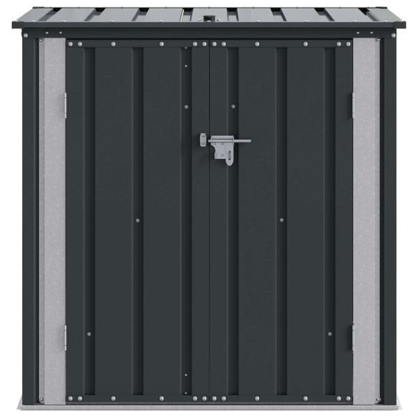 Кутия за съхранение в градината Черно 101,5 x 57 x 100,5 см