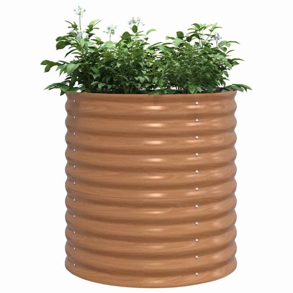 Повдигнато легло Кафяво 80 x 80 x 81 cm Стомана