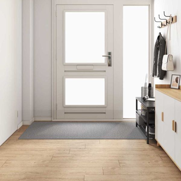 Килим пътека Светлосиво 100 x 200 cm 100% Полипропилен