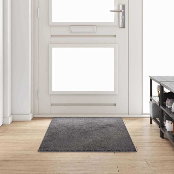 Килим пътека Сив 80 x 200 cm 100% Полипропиленов Тапициран