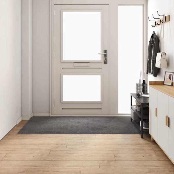 Килим пътека Сив 100 x 200 cm 100% Полипропиленов Тапициран