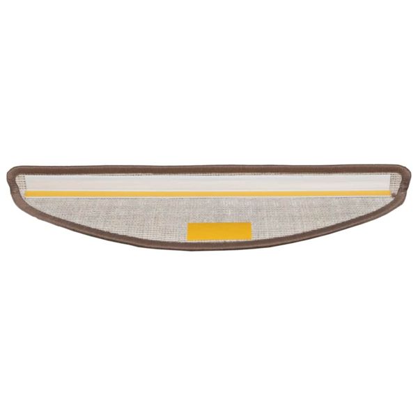 Самозалепващи стъпаловидни постелки 15 pcs Кафяво