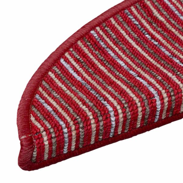 Самозалепващи стъпаловидни постелки 15 pcs Червено