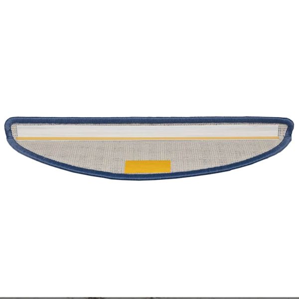 Самозалепващи стъпаловидни постелки 15 pcs Синьо 56 x 17 x 3 cm