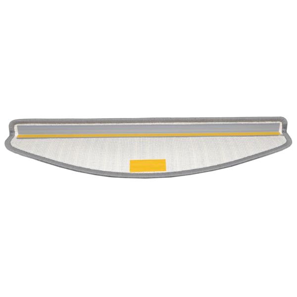 Самозалепващи стъпаловидни постелки 15 pcs Сив 65 x 21 x 4 cm