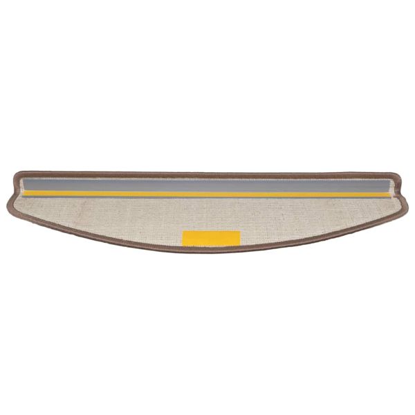 Самозалепващи стъпаловидни постелки 15 pcs Кафяво