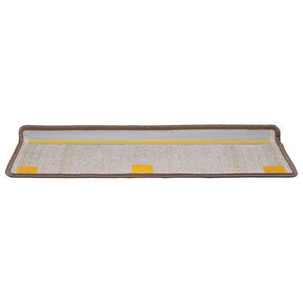 Самозалепващи стъпаловидни постелки 15 pcs Кафяво