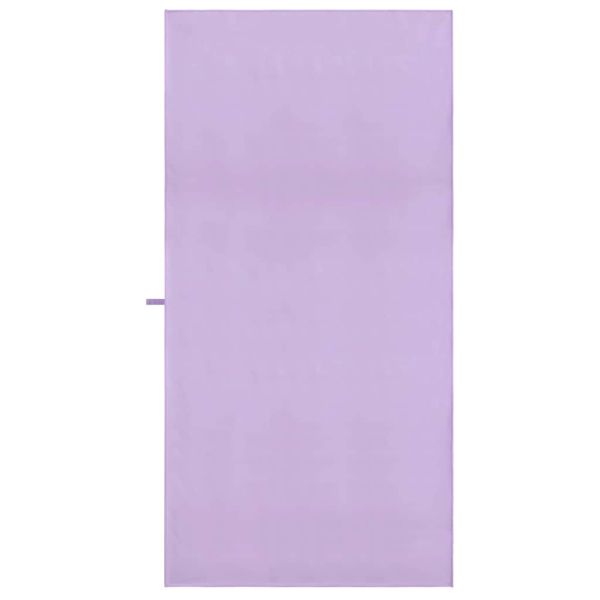Спортни кърпи 2 pcs Лилаво 180 x 90 cm Полиестер и полиамид