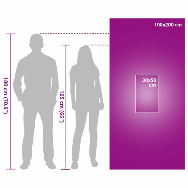 Комплект Спортни Хавлии 2 pcs Сив текстил