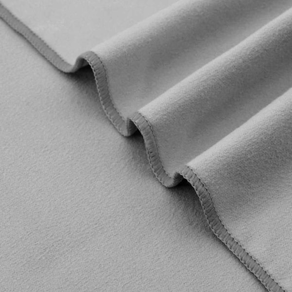 Кърпи за шезлонг 2 pcs Тъмносив 210 x 75 cm