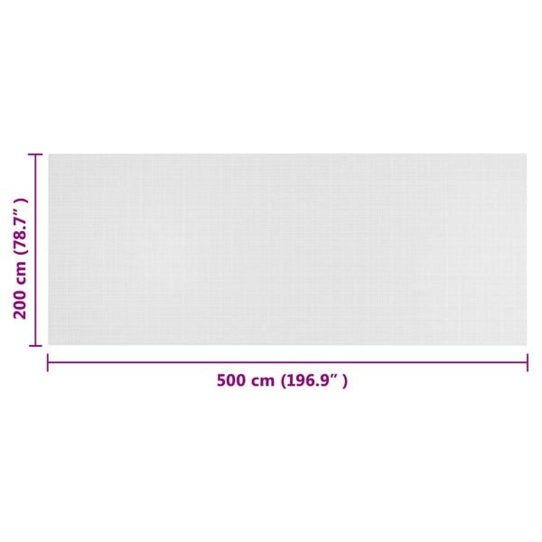 Мрежа против насекоми Бяло 2 x 5 m Полиетилен