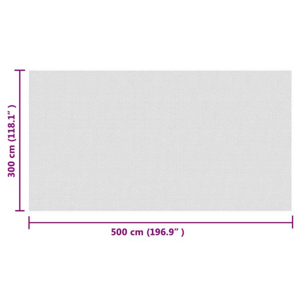 Мрежа против насекоми Бяло 3 x 5 m Полиетилен