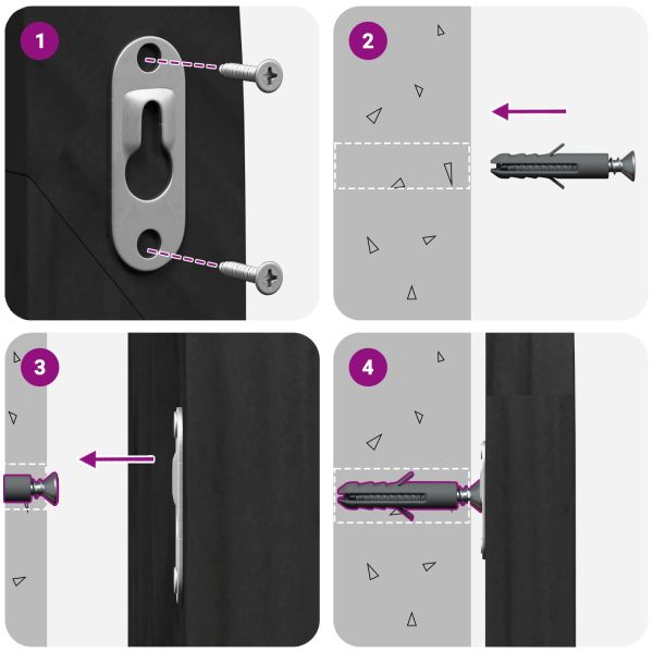Облегалка за глава с таблото Черно 160 x 55 x 3 см Ратан