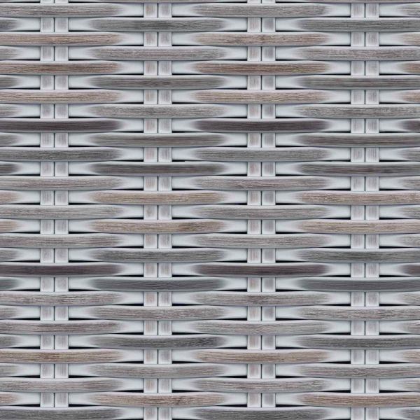 Пейка с място за съхранение Бял лак 110 x 40 x 50 см Ратан