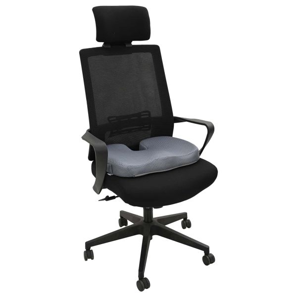 Възглавница с възглавница Сив 46 x 38 x 8 см Мрежа