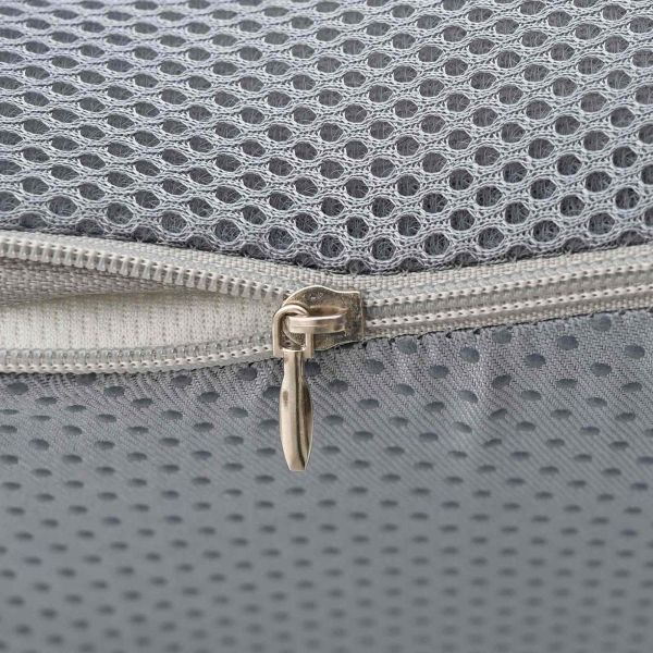 Възглавница с възглавница Сив 46 x 38 x 8 см Мрежа