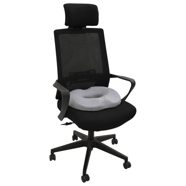 Възглавница с възглавница Светлосиво 42 x 37 x 8 см Памук