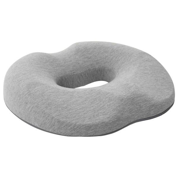 Възглавница с възглавница Светлосиво 42 x 37 x 8 см Памук