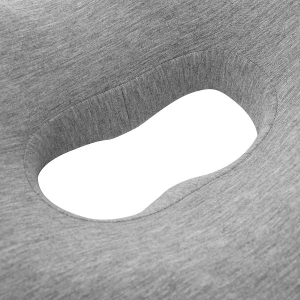 Възглавница с възглавница Светлосиво 42 x 37 x 8 см Памук