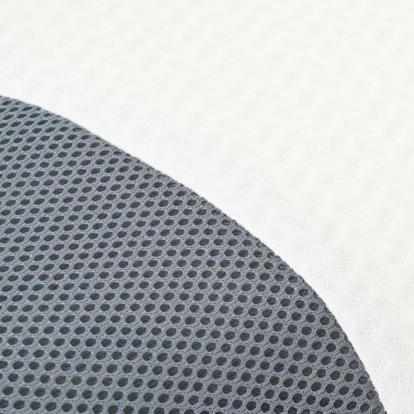 Възглавница с възглавница Бяло 59 x 38 x 14 см Полиестер