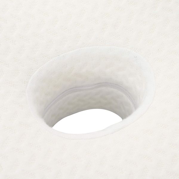 Възглавница с възглавница Бяло 60 x 37 x 13 см Полиестер